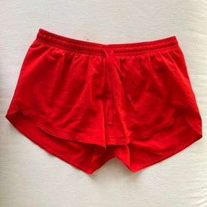 Red Old Navy active shorts